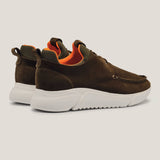 Soho 01 - Camouflage Grünes Wildleder - Sneaker