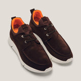 Soho 01 - Dunkelbraunes Wildleder - Sneaker
