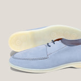 Lecce - Hellblaues Wildleder - Derby