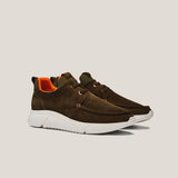 Soho 01 - Camouflage Grünes Wildleder - Sneaker