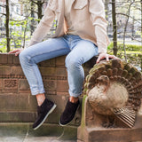Andora - Dunkelbraunes Wildleder - Loafer Stiefel