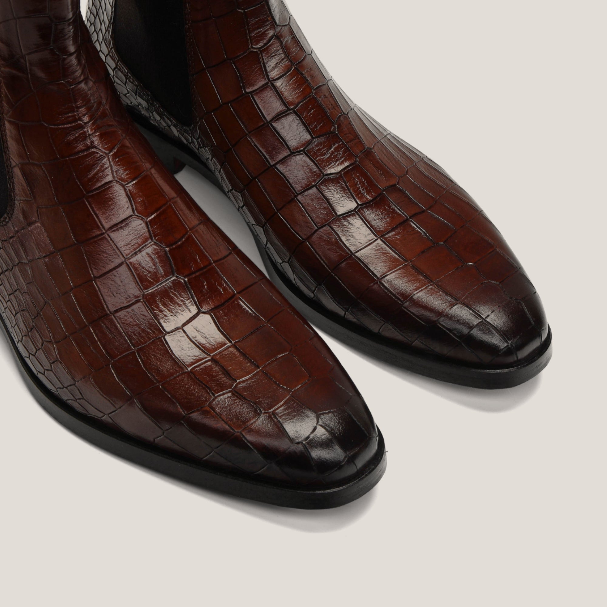 Bergamo Terra d’Oro Patina Croco - Reinhard Frans - Boots