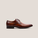 Boston24 - Cognac Braunes Leder - Derby Schuhe