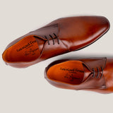 Boston24 - Cognac Braunes Leder - Derby Schuhe