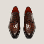 Brescia Terra d’Oro Patina Croco - Reinhard Frans - Lace - up