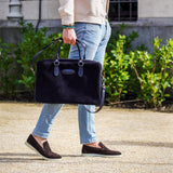 Capri - Dunkelbraunes Wildleder - Loafer