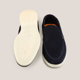 Capri - Dunkelblaues Wildleder - Loafer