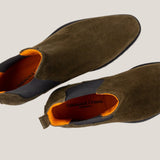 Chelsea Country - Camouflage-Grünes Wildleder - Chelsea Boots