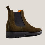 Chelsea Country - Camouflage-Grünes Wildleder - Chelsea Boots