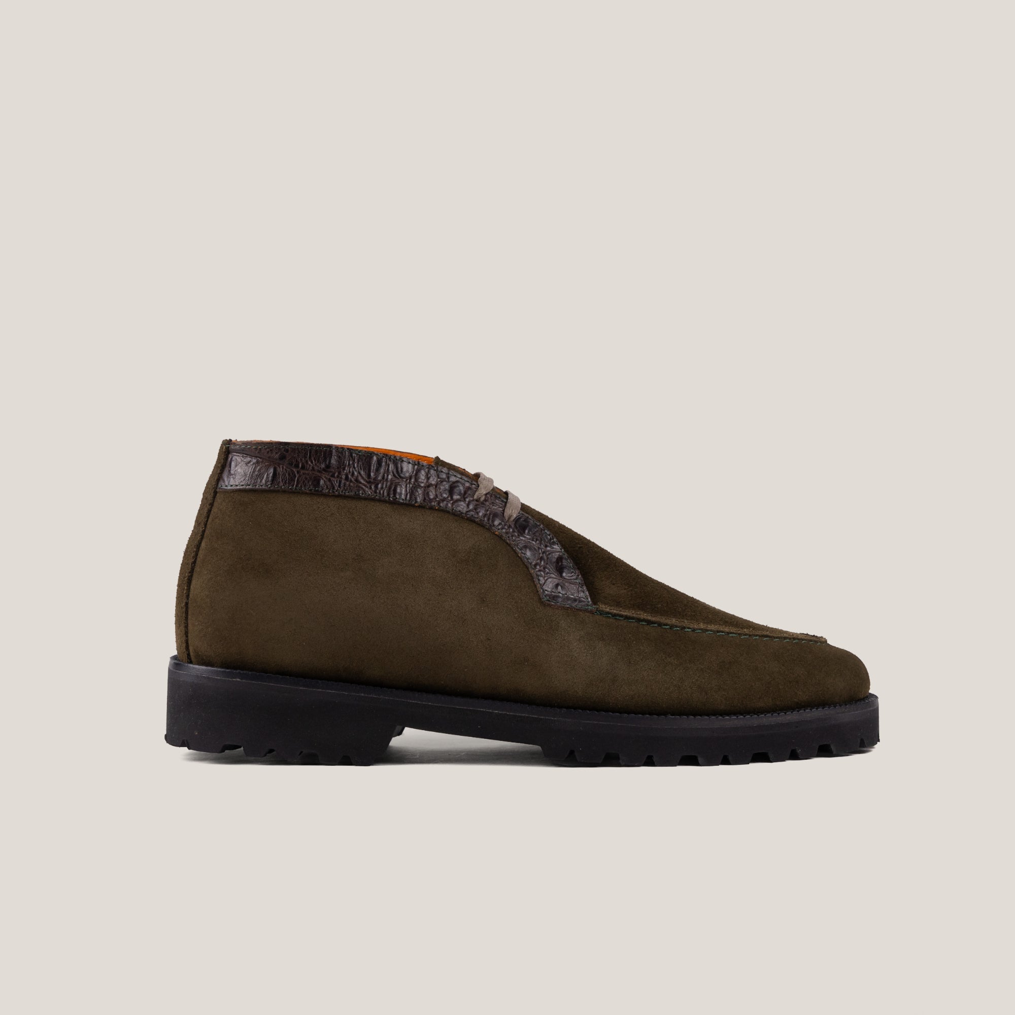 Lecco Country - Camouflage Grünes Wildleder - Chukkas