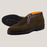 Lecco Country - Camouflage Grünes Wildleder - Chukkas