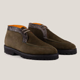 Lecco Country - Camouflage Grünes Wildleder - Chukkas