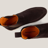 Livorno - Dunkelbraunes Wildleder - Chelsea Boots