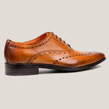 Naples - Helles Cognacbraun - Leder Brogues