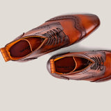 Ravenna - Cognacbraunes Leder - Balmoral Boots