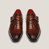 Roma Terra d’Oro Patina Croco - Reinhard Frans - Monkstrap