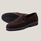 Trento - Dunkelbraunes Wildleder - Loafer