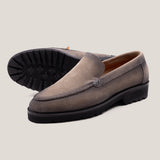 Trento - Taupe Grey (dodo) Suede - Loafers