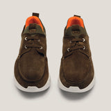 Soho 01 - Camouflage Grünes Wildleder - Sneaker