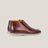 Andora - Cognacbraune Patina - Loafer Stiefel