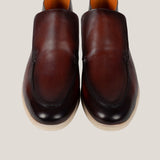Andora - Cognacbraune Patina - Loafer Stiefel