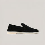 Capri - Schwarzes Wildleder - Slipper