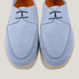 Lecce - Hellblaues Wildleder - Derby 