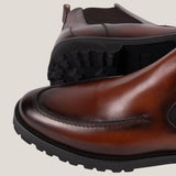 Livorno Country - Cognacbraunes Patina-Leder - Chelsea Stiefel