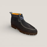 Helsinki - Dark Navy Suede Combo - Size 42