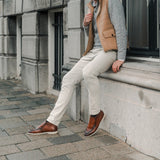 Andora - Cognacbraune Patina - Loafer Stiefel