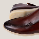 Andora - Cognacbraune Patina - Loafer Stiefel