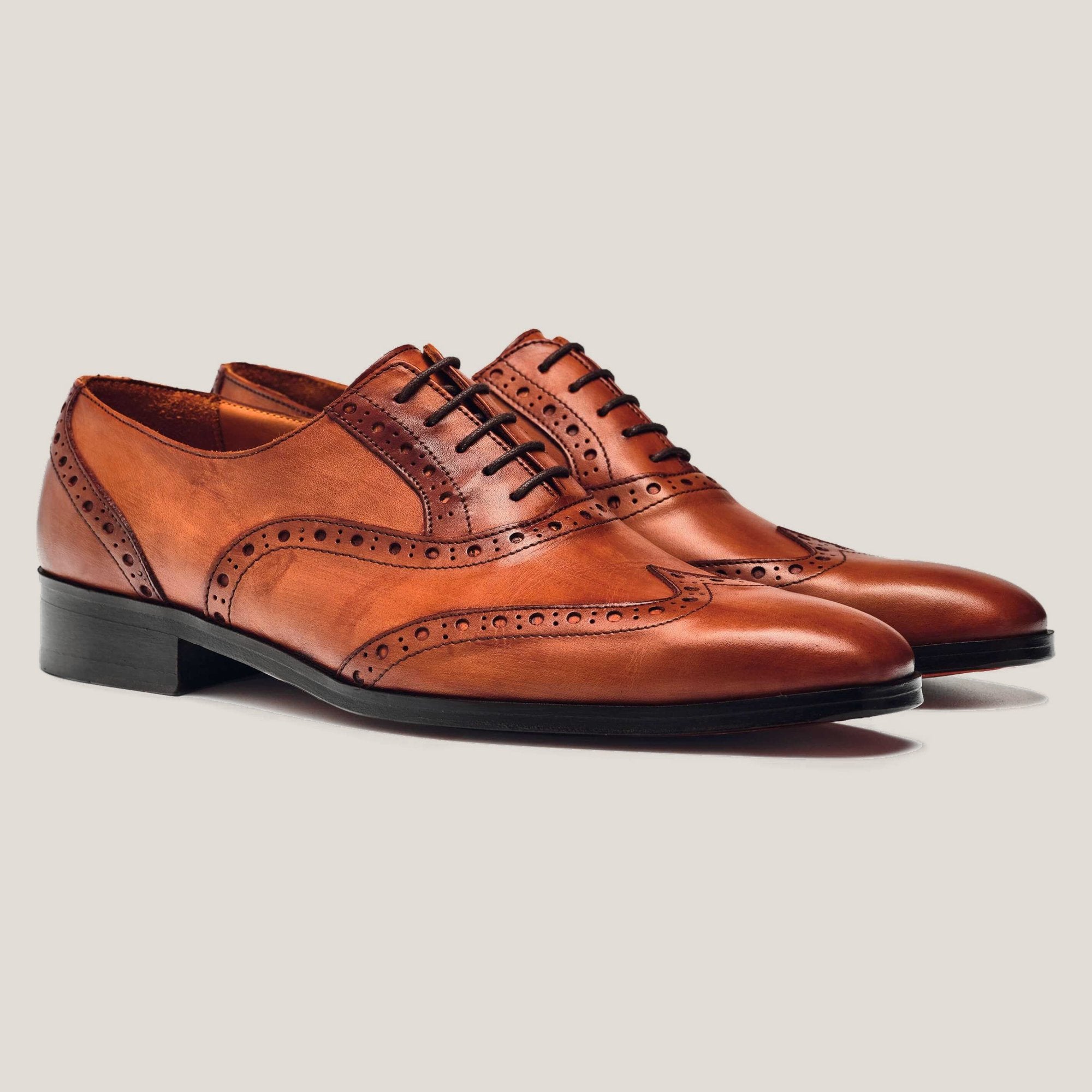 Basel Cognac Antique - Reinhard Frans - Lace - up