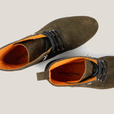 Bolzano24 - Camouflage Grün - Wildlederstiefel