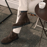 Bolzano24 - Dunkelbraunes Wildleder - Stiefel