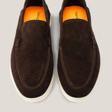 Capri - Dunkelbraunes Wildleder - Loafer