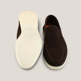 Capri - Dunkelbraunes Wildleder - Loafer