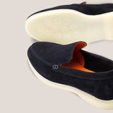 Capri - Dunkelblaues Wildleder - Loafer