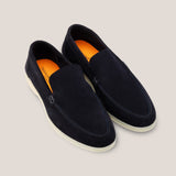 Capri - Dunkelblaues Wildleder - Loafer