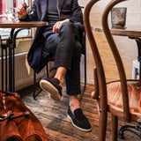 Capri - Dunkelblaues Wildleder - Loafer