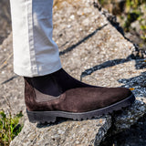 Chelsea Country - Dunkelbraunes Wildleder - Chelsea Boots
