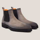 Chelsea Country - Taupe Grau (Dodo) Wildleder - Chelsea Boots