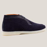 Lecco - Croco Dark Navy Wildleder - Chukkas