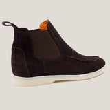 Livorno - Dunkelbraunes Wildleder - Chelsea Boots