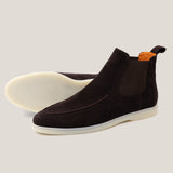 Livorno - Dunkelbraunes Wildleder - Chelsea Boots