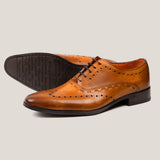 Naples - Helles Cognacbraun - Leder Brogues