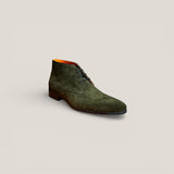Prague -  Deep Forest Green Suede - Size 41