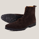 Ravenna - Dunkelbraunes Wildleder - Stiefel