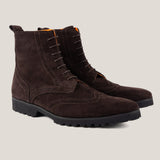 Ravenna - Dunkelbraunes Wildleder - Stiefel