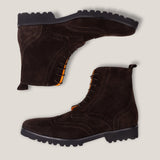 Ravenna - Dunkelbraunes Wildleder - Stiefel