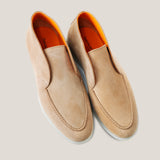 Savona - Hellbeige Wildleder - Loafer